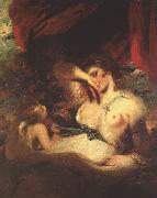 Sir Joshua Reynolds Cupid Unfastens the Belt of Venus France oil painting reproduction